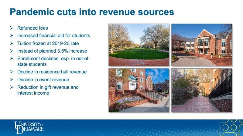 UD FY22 slide pandemic cuts